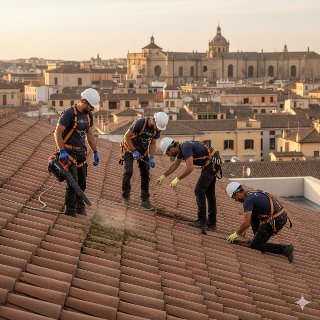 mantenimiento de tejados