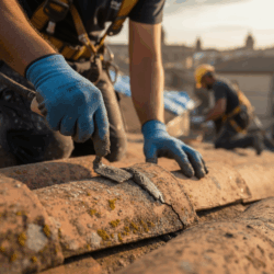 reparacion de tejas rotas